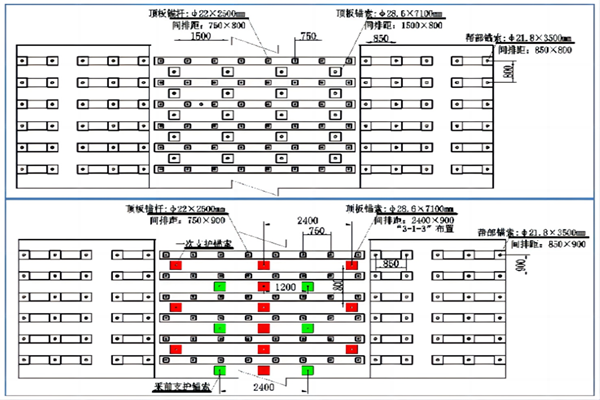 合并图一  403盘区一号灾害治理措施巷支护优化变更前后对比图_副本.png